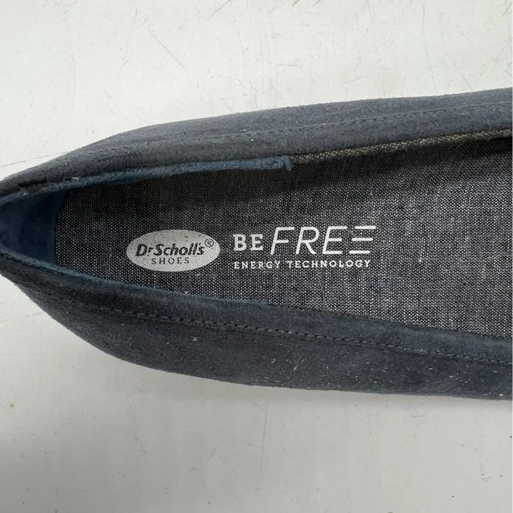 Dr. Scholls Women's Excite Chop Moccasin Loafers 11M Navy Perforated Shoes
